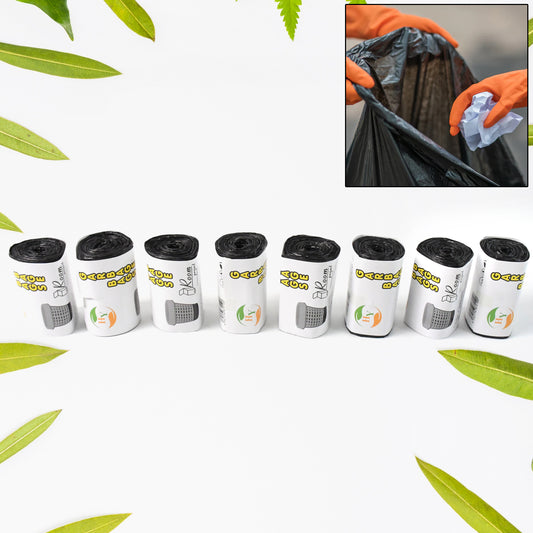 Disposable Eco-friendly Garbage Trash Bag (8 Pcs Set)