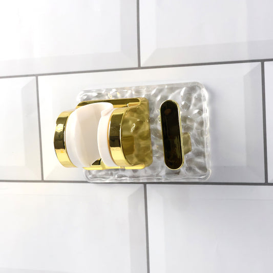 Wall Mounted Broom Mop Holder With Strong Grip Clips