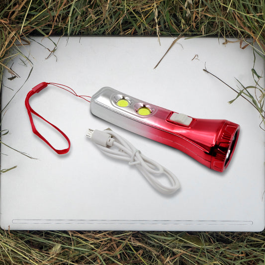 Multi Functional 3 Led Torchlight Flashlight (1 Pc)