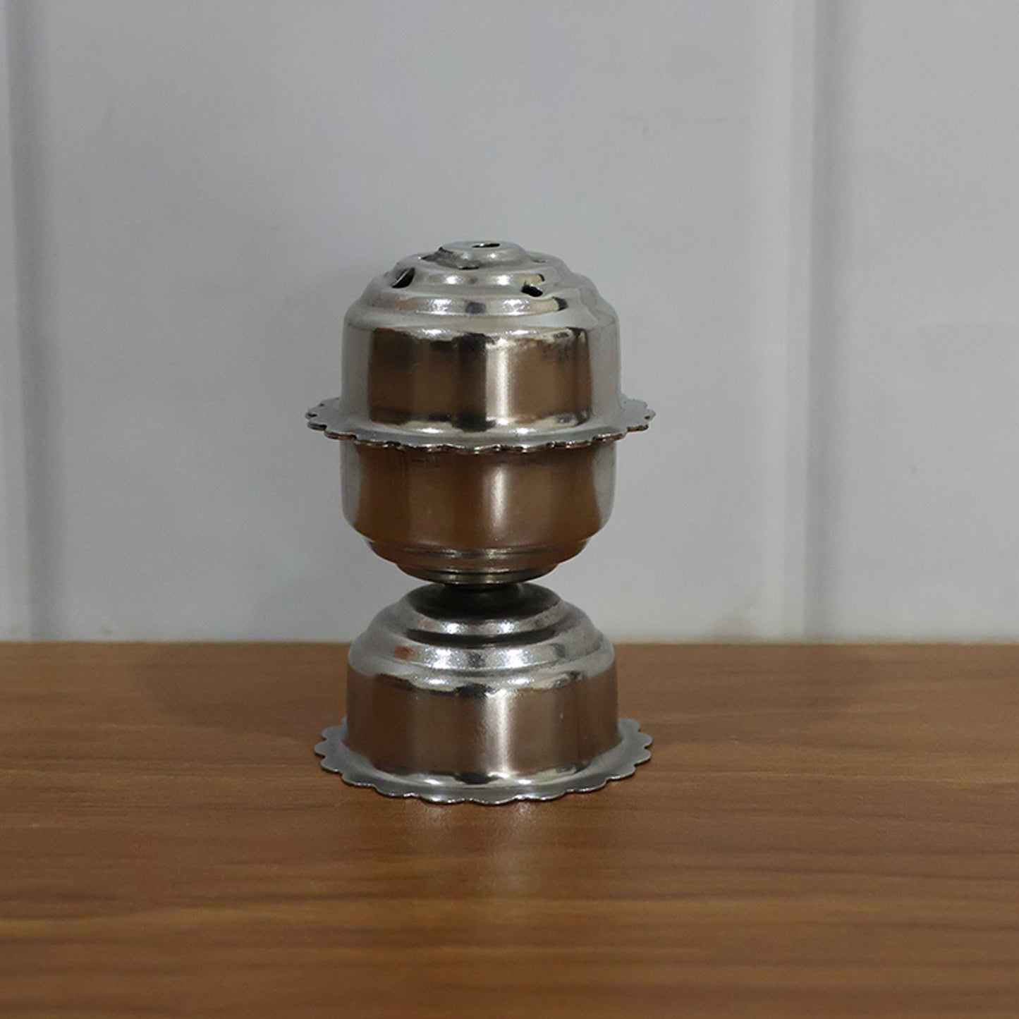 Stainless Steel Big Lotus Agarbatti Stand (1 Pc)
