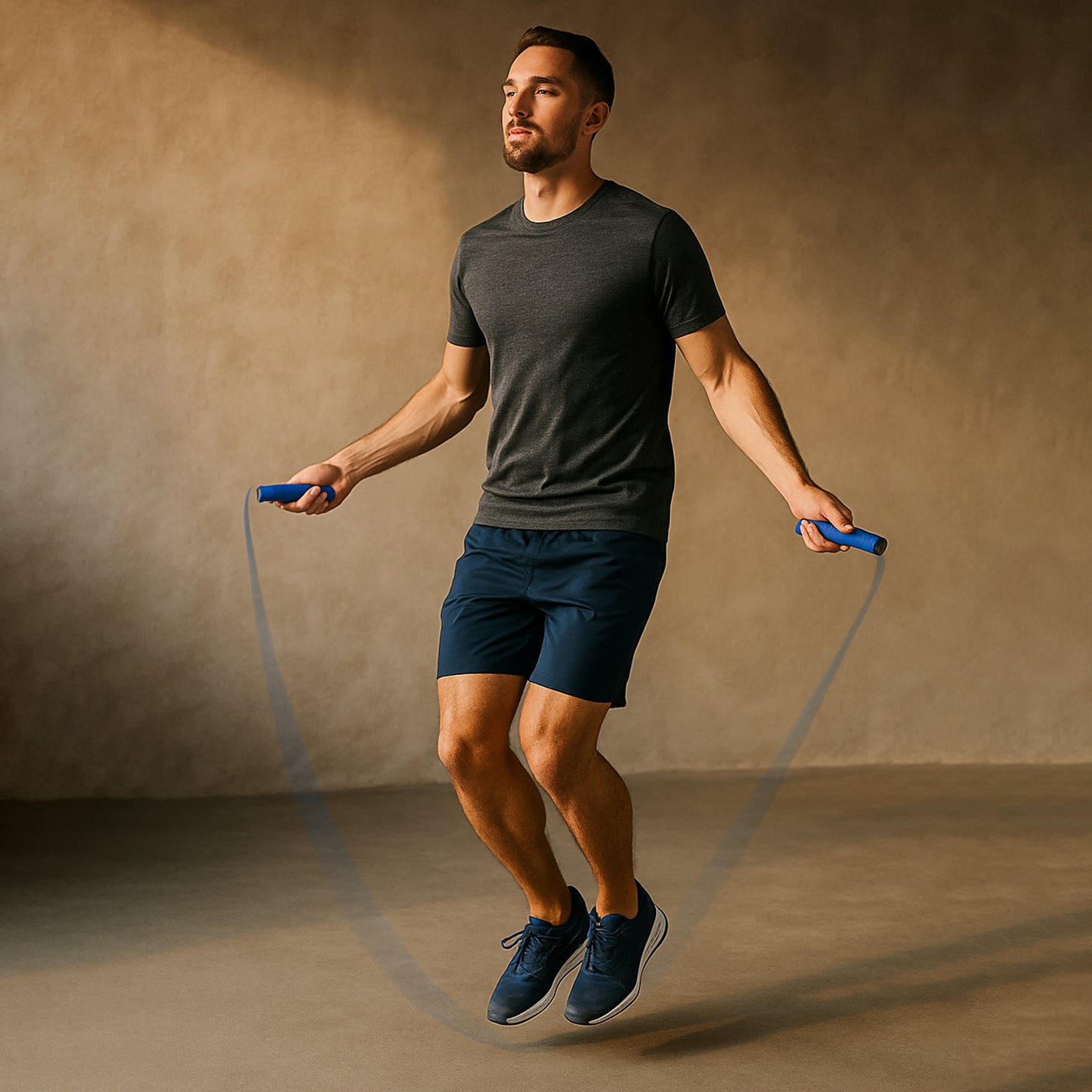 Adjustable Skipping Rope With Digital Jump Counter And Foam Grip Handles (1 Pc)