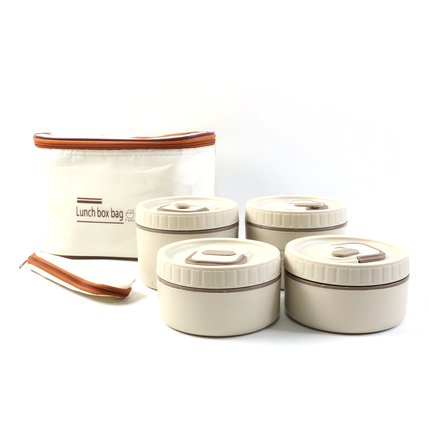 Bento Style Lunch Box Set With Multiple Containers Carry Bag