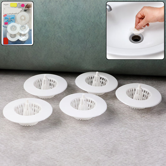5 Pcs Multipurpose Sink Drain Hair Catcher Strainer Filter (3045 Mm)