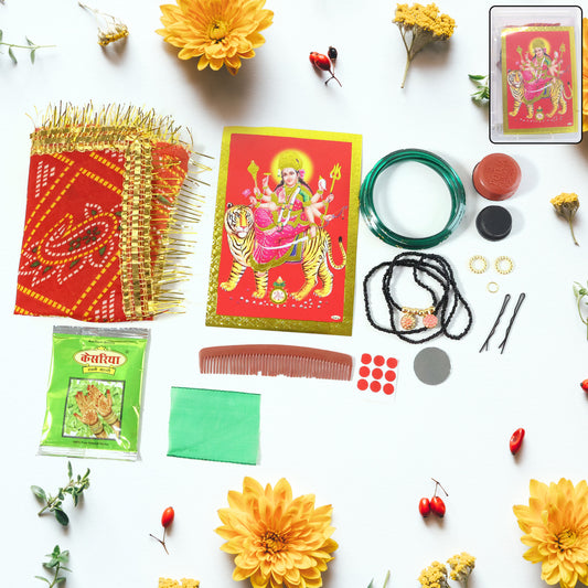 Mataji Shringar Box Complete Puja Decoration Kit