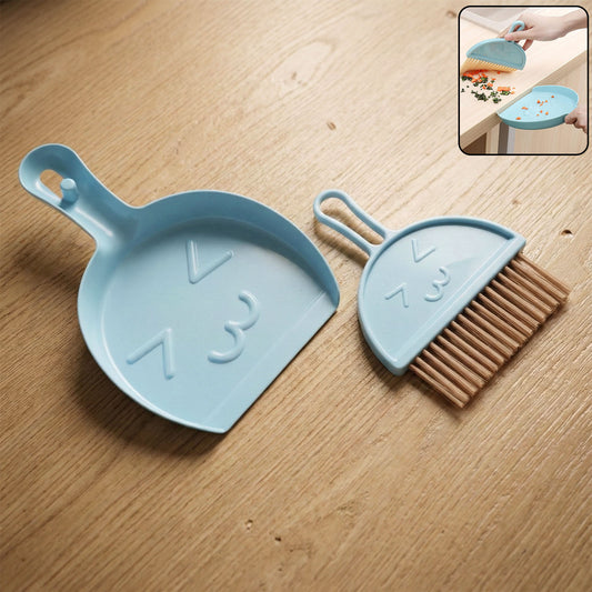 2-in-1 Mini Cleaning Dustpan Hand Brush Set (1 Set)