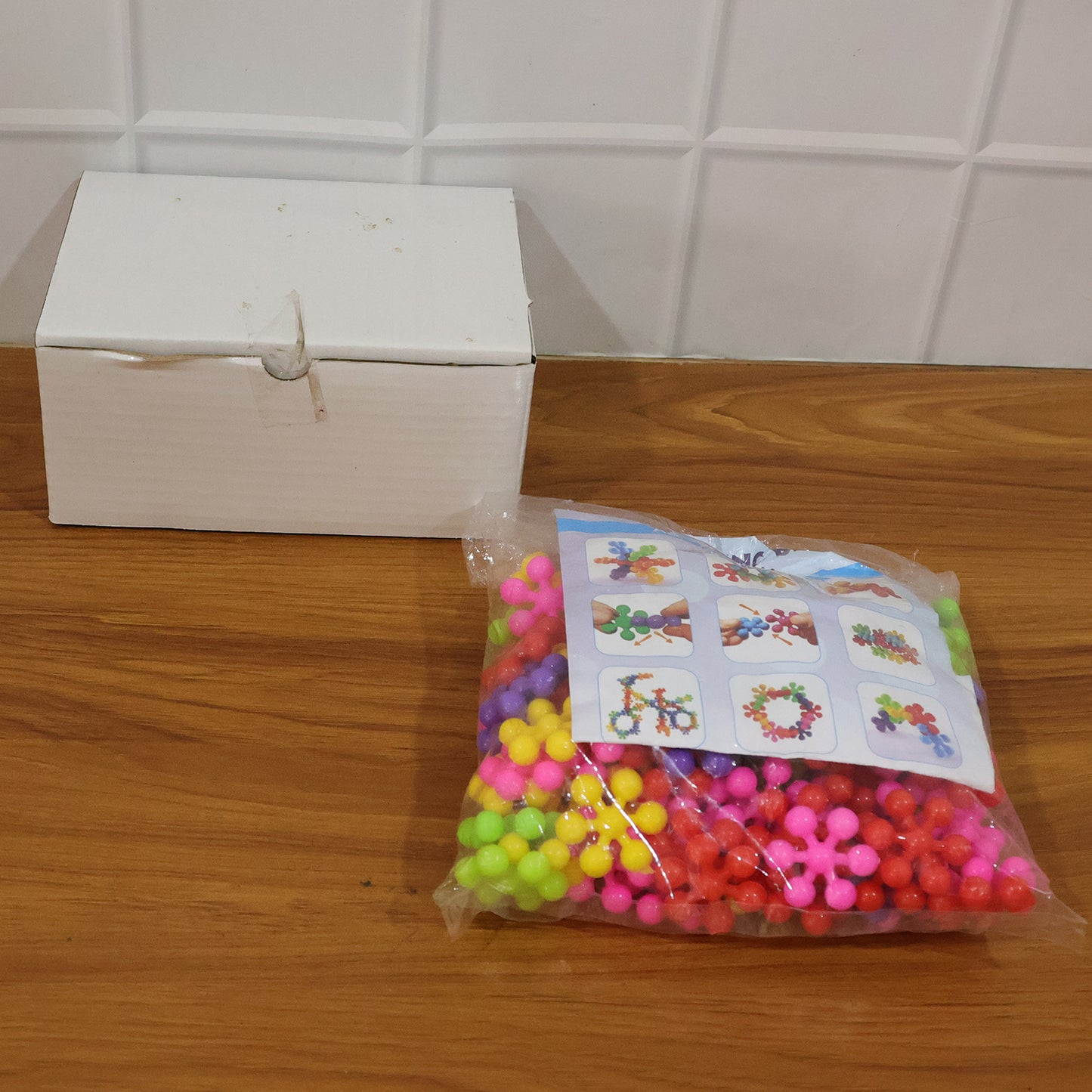 Diy Building Blocks Toy For Kids Colourful Creative Puzzle (1 Set)