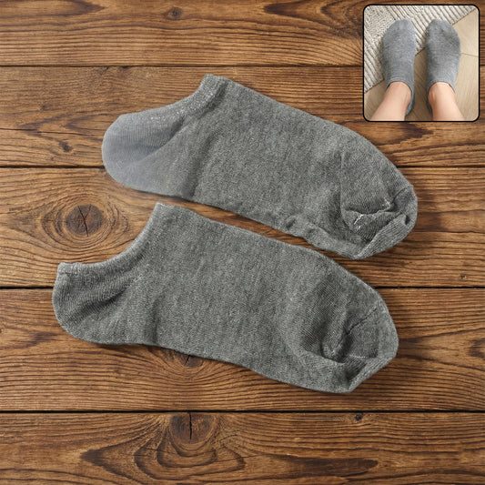 White Black Striped Low-cut Sports Socks (1 Pair)