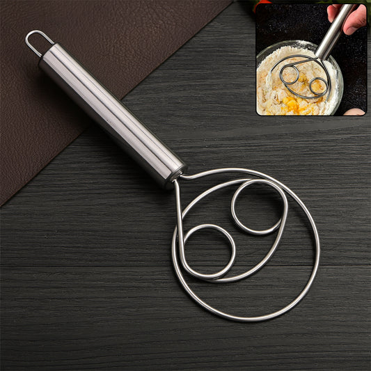 Stainless Steel Danish Dough Whisk - (1 Pc Big)
