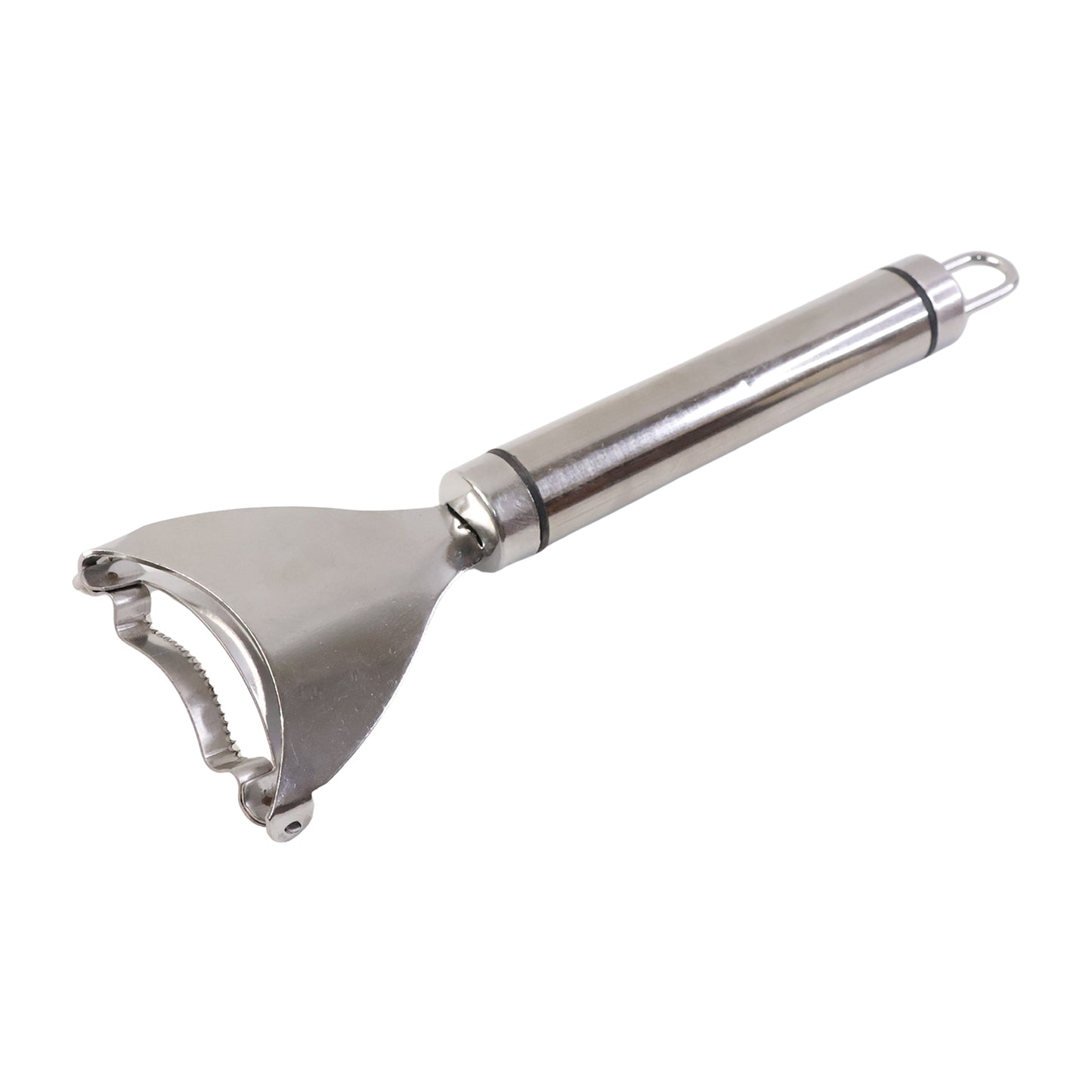 Stainless Steel Fruit Vegetable Peeler With Serrated Blade (1 Pc)