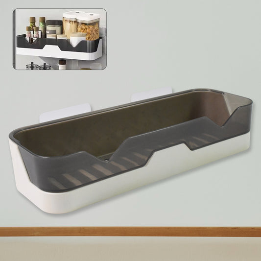 Wall Mounted Adhesive Bathroom Shower Caddy Shelf Plastic (1 Pc)