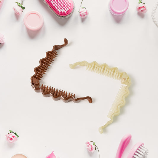 Plastic Hair Claw Clips Strong Clips (1 Pc Mix Color)