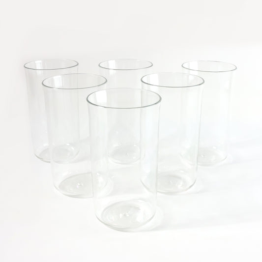 Glossy Plastic Glass Set (6 Pc 300 Ml)