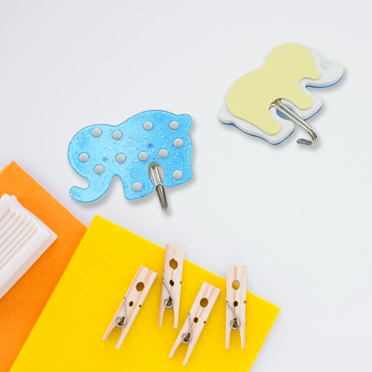 Multipurpose Strong Hook Self-adhesive Hooks For Wall Heavy Plastic Hook Sticky Hook Household For Home Decorative Hooks Bathroom All Type Wall Use Hook Suitable For Bathroom Kitchen Office