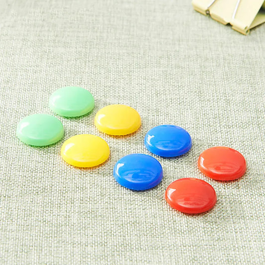 7866 Magnet Button Durable Magnetic Button Children Experiment Magnet Set Magnet Toy Sets Round Shaped Magnet Set ( Set Of 10 )