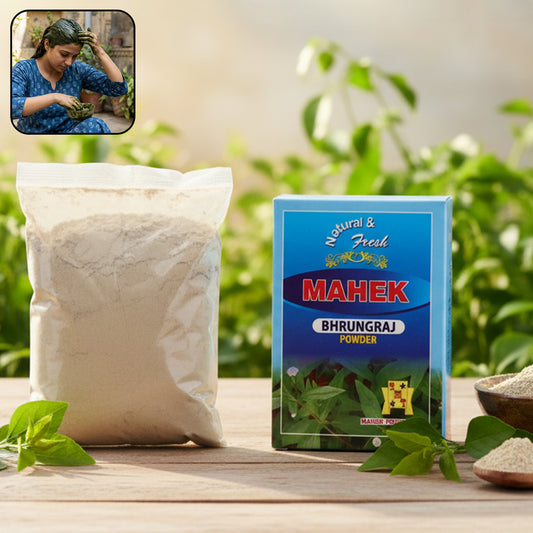 Natural Bhringraj Powder For Traditional Hair Care 80 Gm