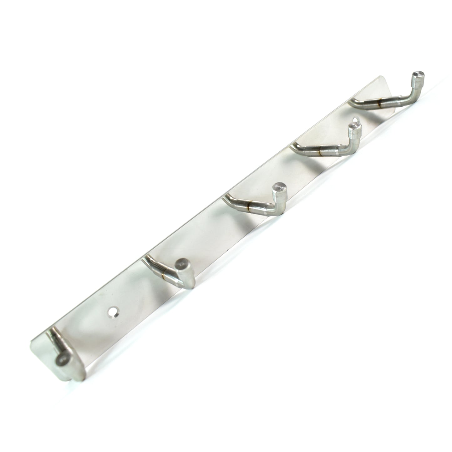 Stainless Steel Wall Mounted Coat 5 Hook Rack (26x3 1 Pc)