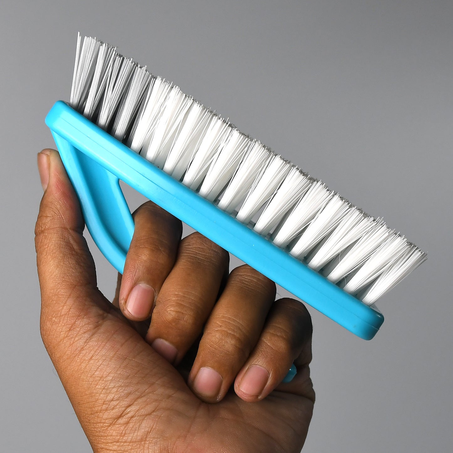 7527 Multipurpose Durable Cleaning Brush With Handle For Clothes Laundry Floor Tiles At Home Kitchen Sink Wet And Dry Wash Cloth Spotting Washing Scrubbing Brush.