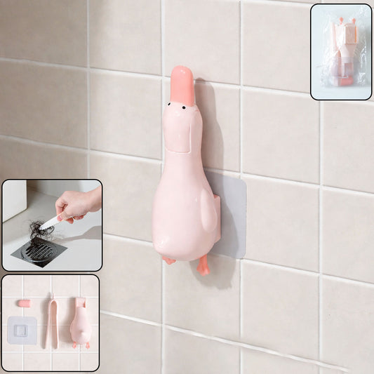 Duck Shape Bathroom Hair Catcher Organizer (1 Pc)
