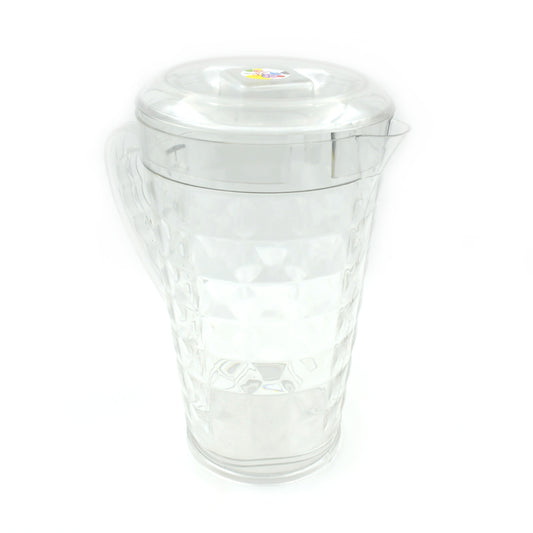 3692 Mocktail Pet Jug Plastic Jug With Lid Drinking Beverage Jag Transparent Tableware Reusable Bpa Free Plastic Water Jug For Home Use Perfect For Home Restaurants