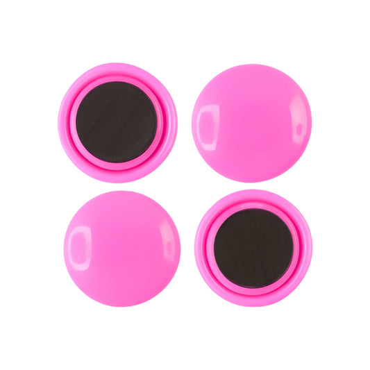 Round Fridge Magnets - (4 Pc Set)