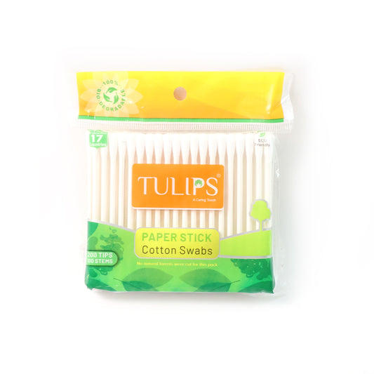 Paper-stick Cotton Swabs - (100 Pc Set)