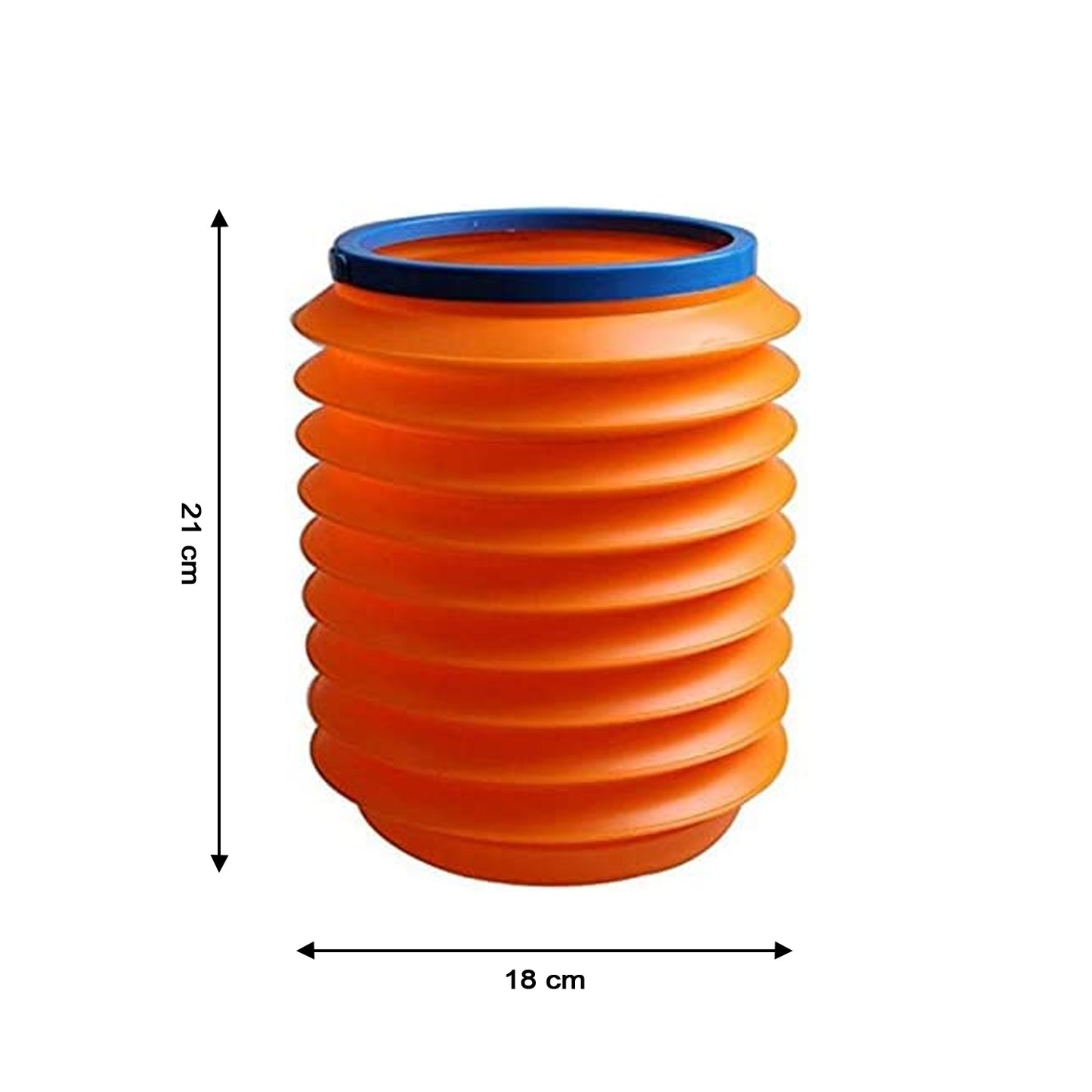 0237r Foldable Storage Bucket Water Container Dustbin Multiuse Bucket For Home Car Kitchen Use Bucket