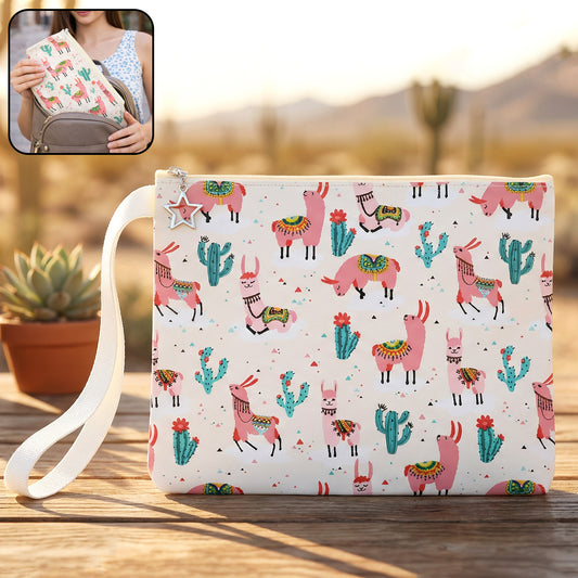 Printed Zipper Pouch (26 21 Cm 1 Pc)