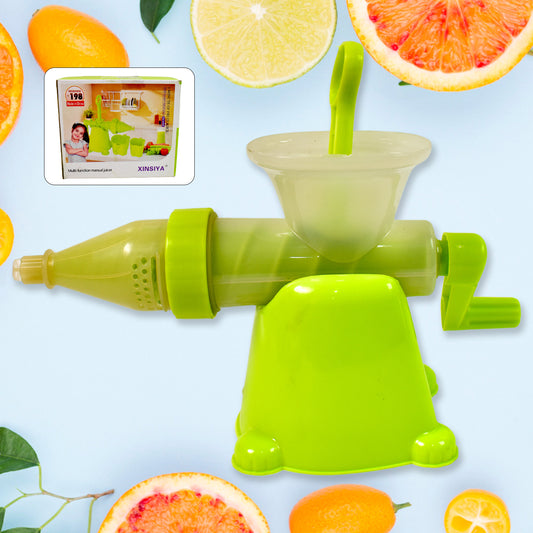 Manual Juicer Modern Plastic Fruit And Vegetable Juicer (1 Pc Bowl Not Included)