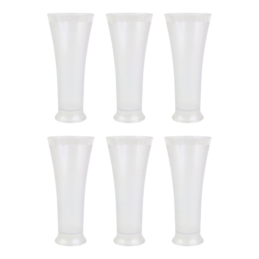 Supermom Plastic Faluda Matt Glass Set (300ml 6 Pc)