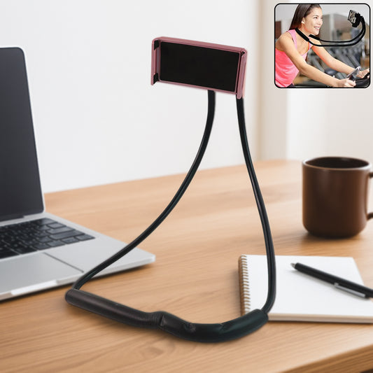Neck Phone Holder Desktop Lazy Stand - (1 Pc)