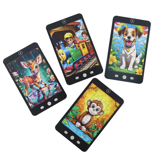 Kids Mini Cartoon Jigsaw Puzzle 1 Pc Mix Design