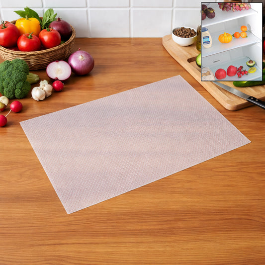 Transparent Plastic Fridge Mat 45 29 Cm (1 Pc)
