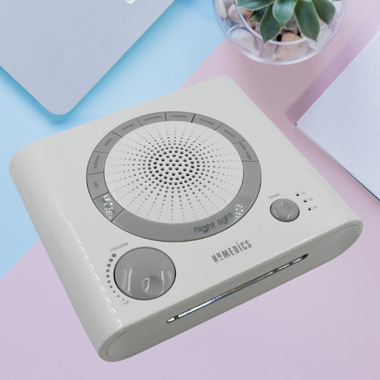 6574 Sleep Therapy Noise Sound Therapy Machine With 8 High-fidelity Soothing Sleeping Anxiety Stress Natural Sounds Battery Or Adaptor Charging Options 3 Auto-off Timer Option