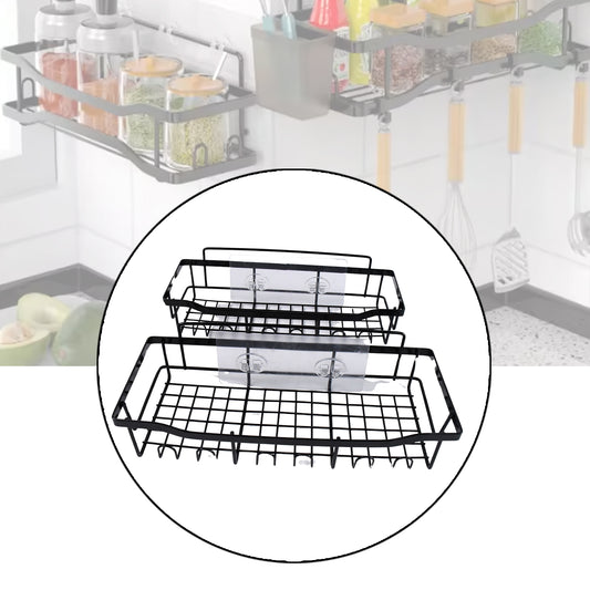Metal Shower Basket Canddy For Bathroom Organiser (5 Pc Combo)