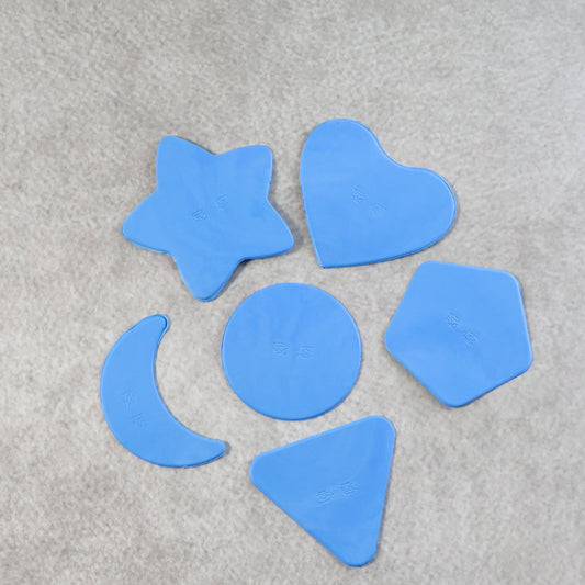 Haircut Design Stencil Set 6-in-1 Safe Hair Trimmer Molds
