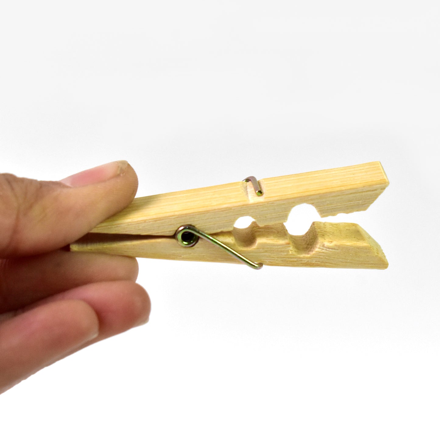 Heavy Duty Bamboo Wooden Cloth Clips Pegs (20 Pcs Set)