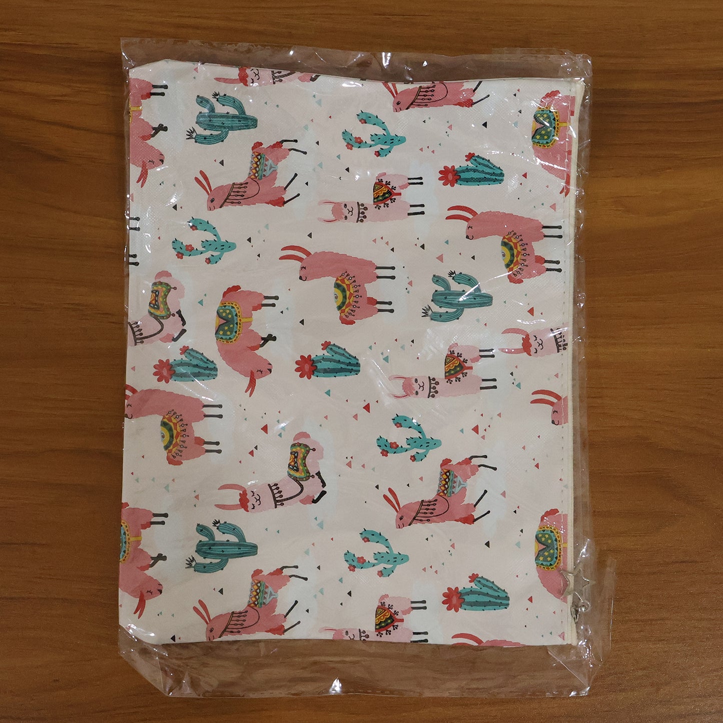 Printed Zipper Pouch (26 21 Cm 1 Pc)