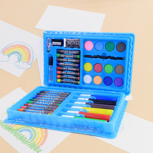 42-piece Complete Kids Art Craft Stationery Set