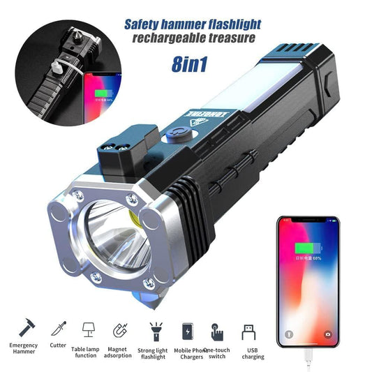 Charkee 5W Ultra Bright Rechargeable LED FlashLight , Waterproof, 5 hrs Torch