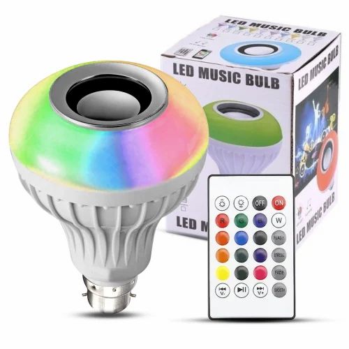 Charkee Wireless Bluetooth LED Music Smart Bulb with Remote