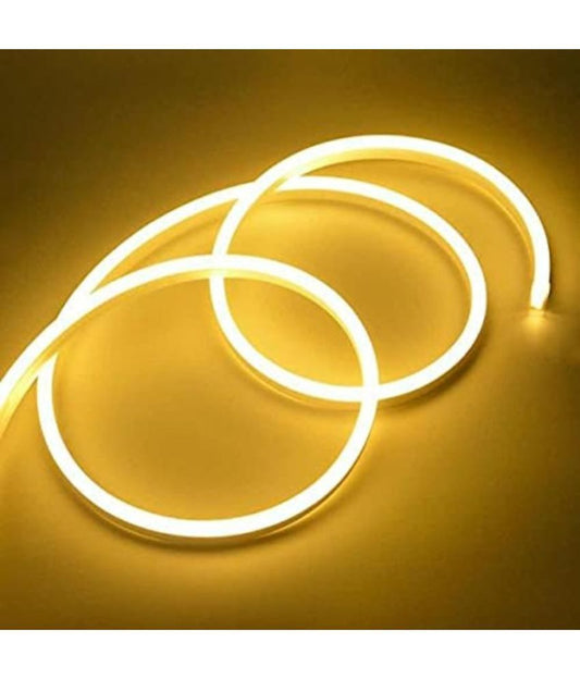 Charkee Off White 5 m Gold Steady Strip Rice Lights