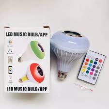Charkee Wireless Bluetooth LED Music Smart Bulb with Remote