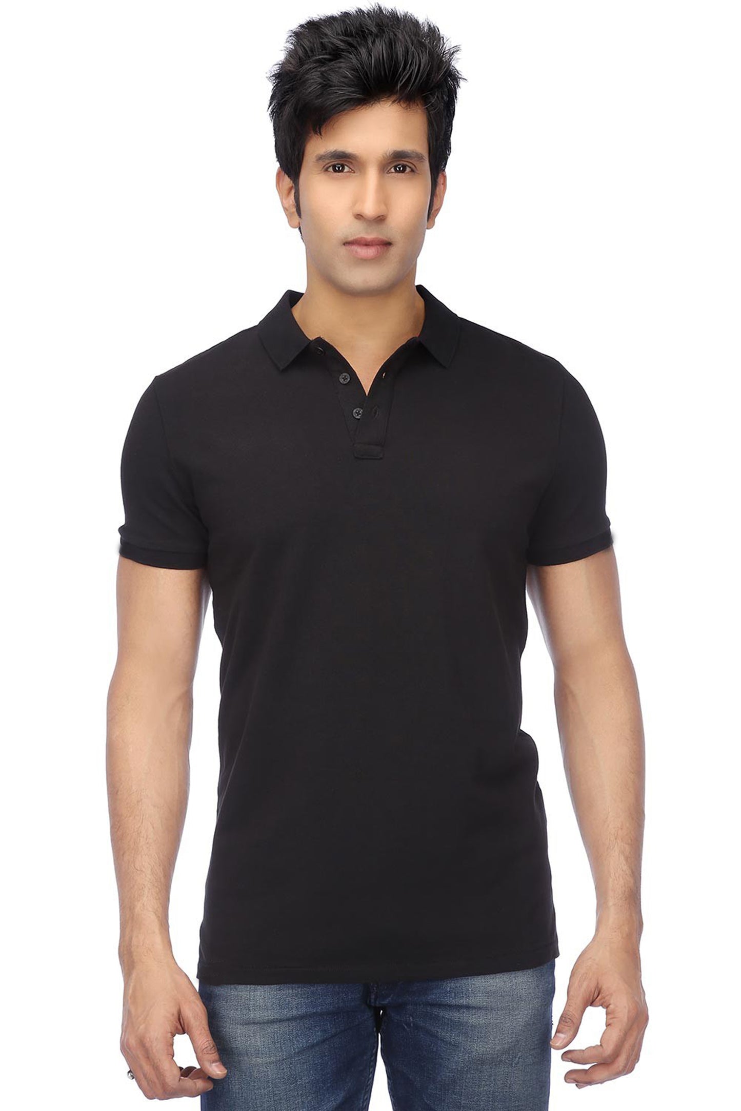 Ketex Cotton Blend Half Sleeves Polo Tshirt (Pack of 2)