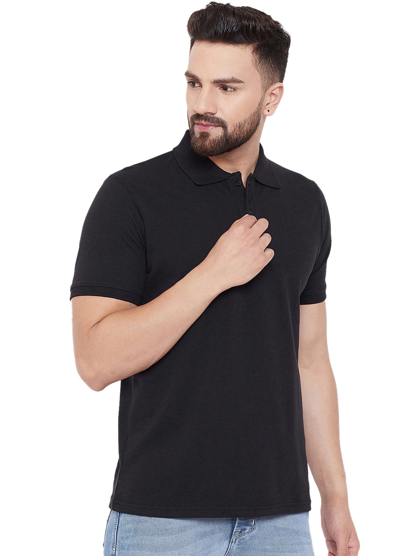Ketex Cotton Blend Half Sleeves Polo Tshirt (Pack of 3)