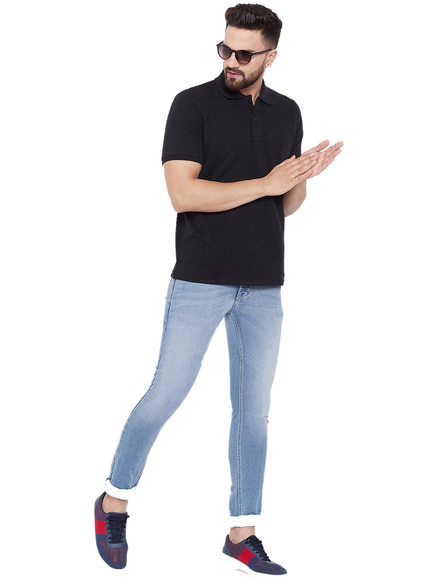 Ketex Cotton Blend Half Sleeves Polo Tshirt (Pack of 3)