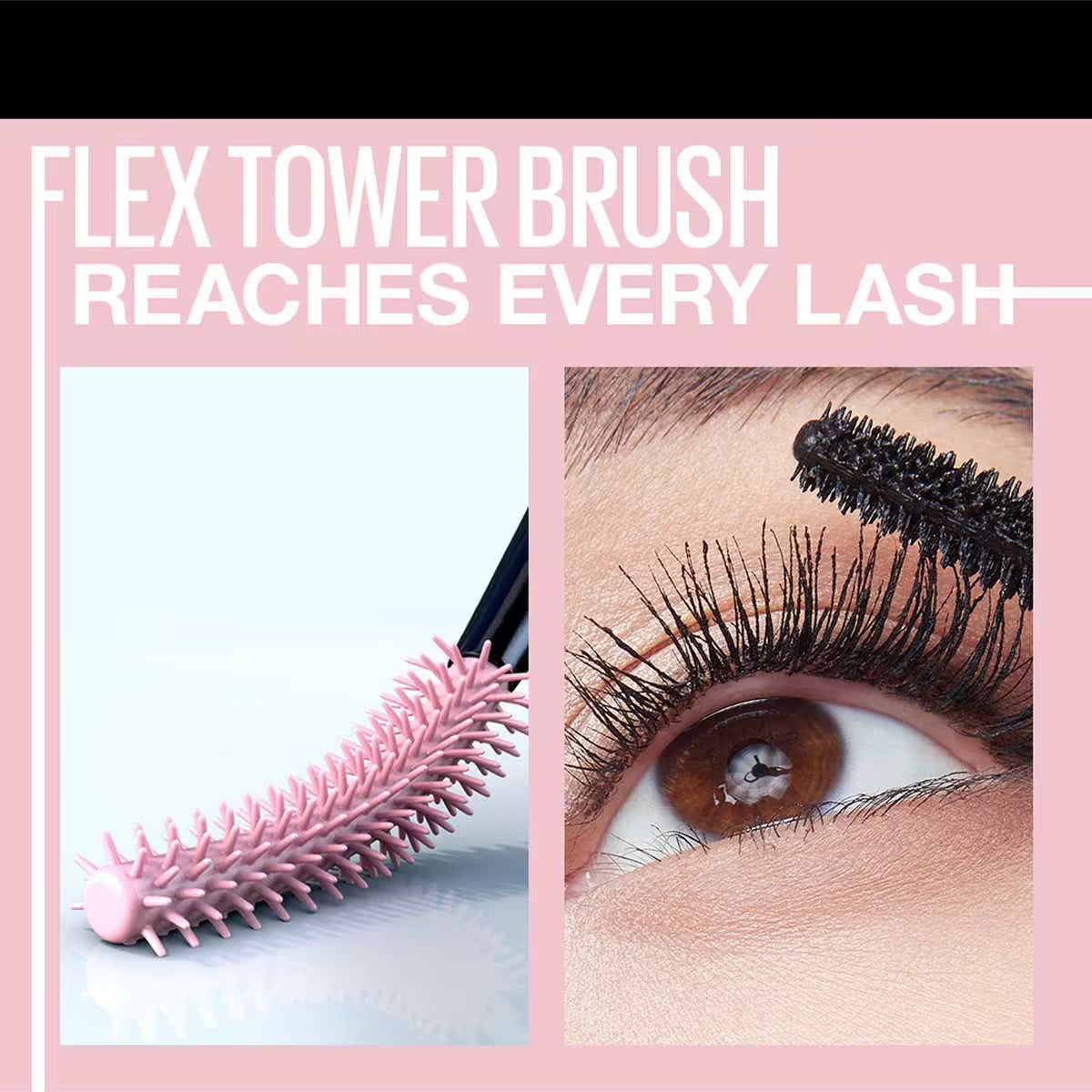 Pippal Sky High Eyeliner 2 Pcs with Mascara Ultra Volume Up Volumizing Mascara for Bold And Dramatic Lashes Long Lasting Waterproof 10Gm (Pack of 2)