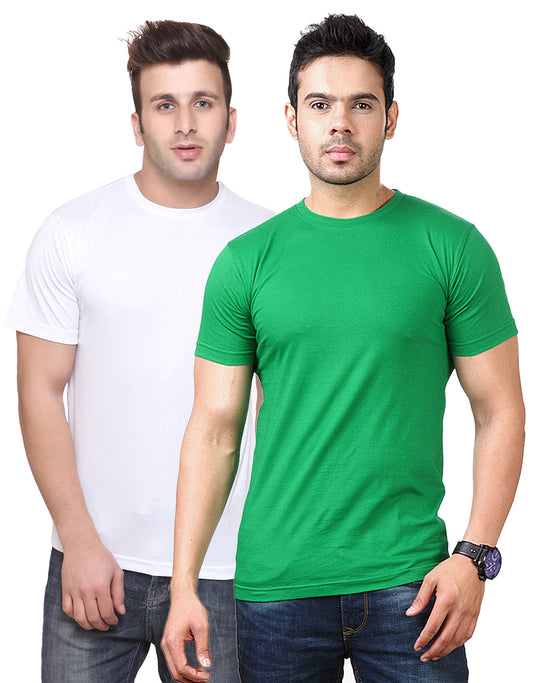 Ketex Round Neck Men's Polyester Blend Dri Fit T-Shirts (Pack of 2)