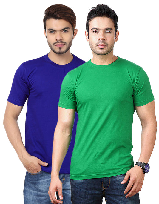 Ketex Round Neck Men's Polyester Blend Dri Fit T-Shirts (Pack of 2)