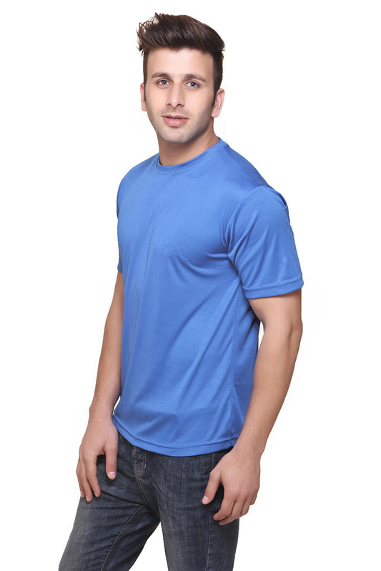 Ketex Polyester Dri-Fit Half Sleeves Round Neck T-Shirt ( Pack of 4 )