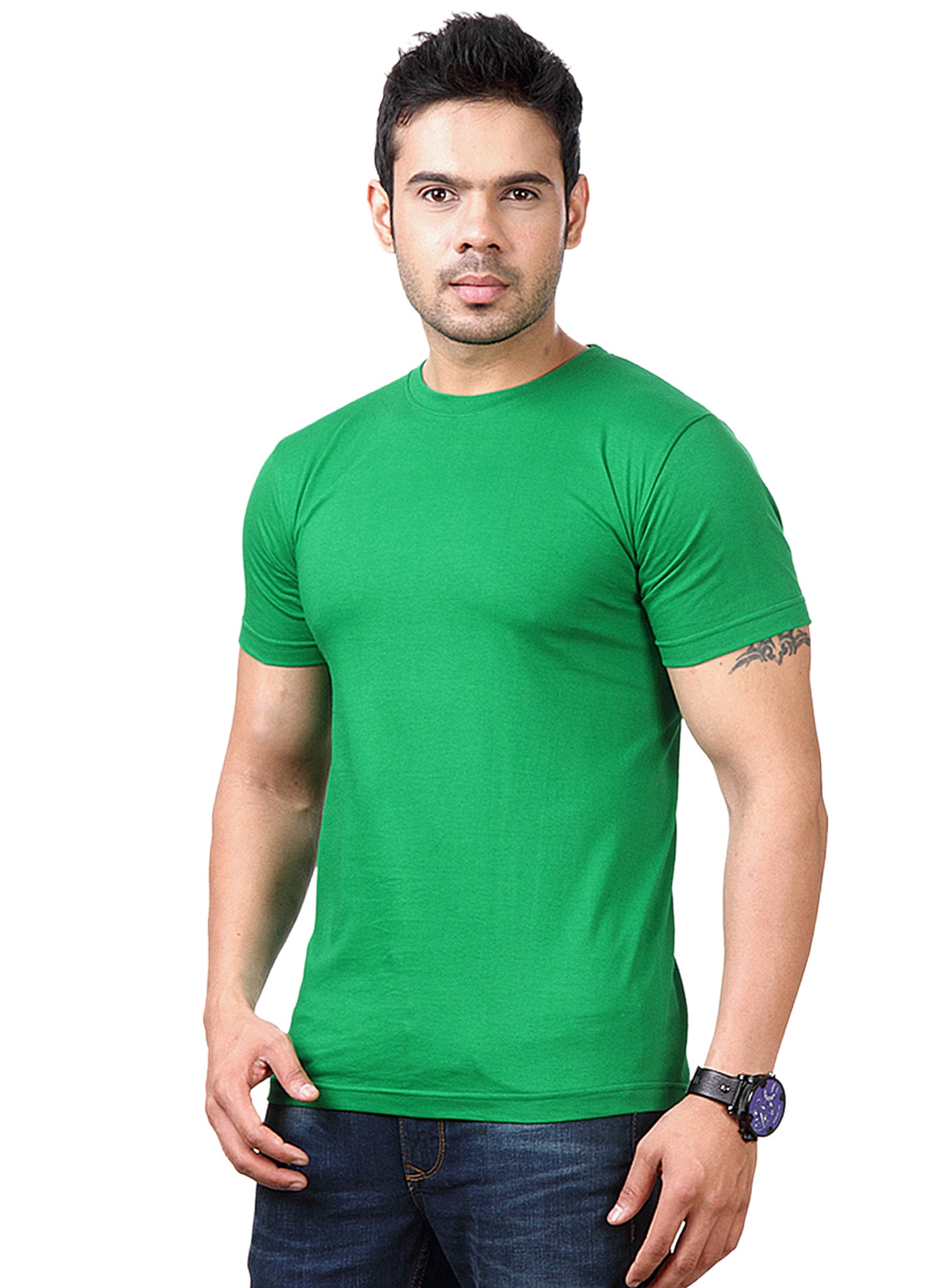 Ketex Round Neck Men's Polyester Blend Dri Fit T-Shirts (Pack of 3)
